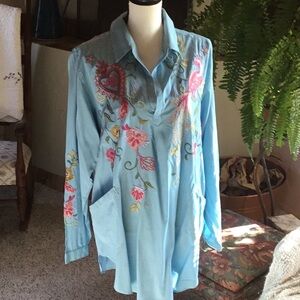 NWOT Johnny Was Blouse